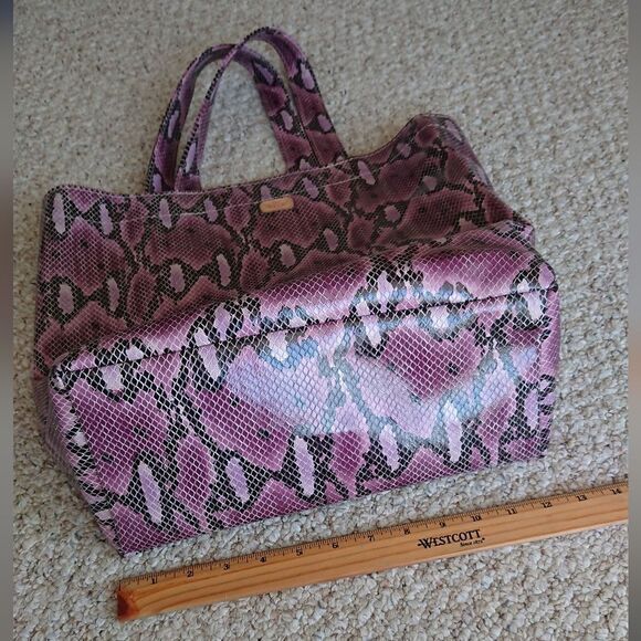 Consuela Purple Snake Grab N Go Large Tote - Picture 12 of 16